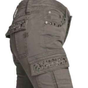 NWT Miss Me "Olive Cargo Skinny" Jeans